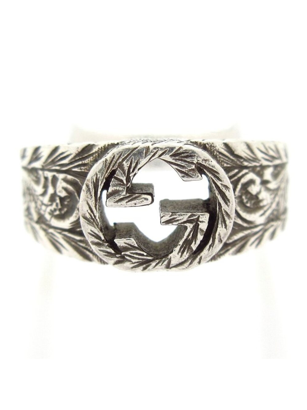 Gucci Ring Arabesque Interlocking G Silver